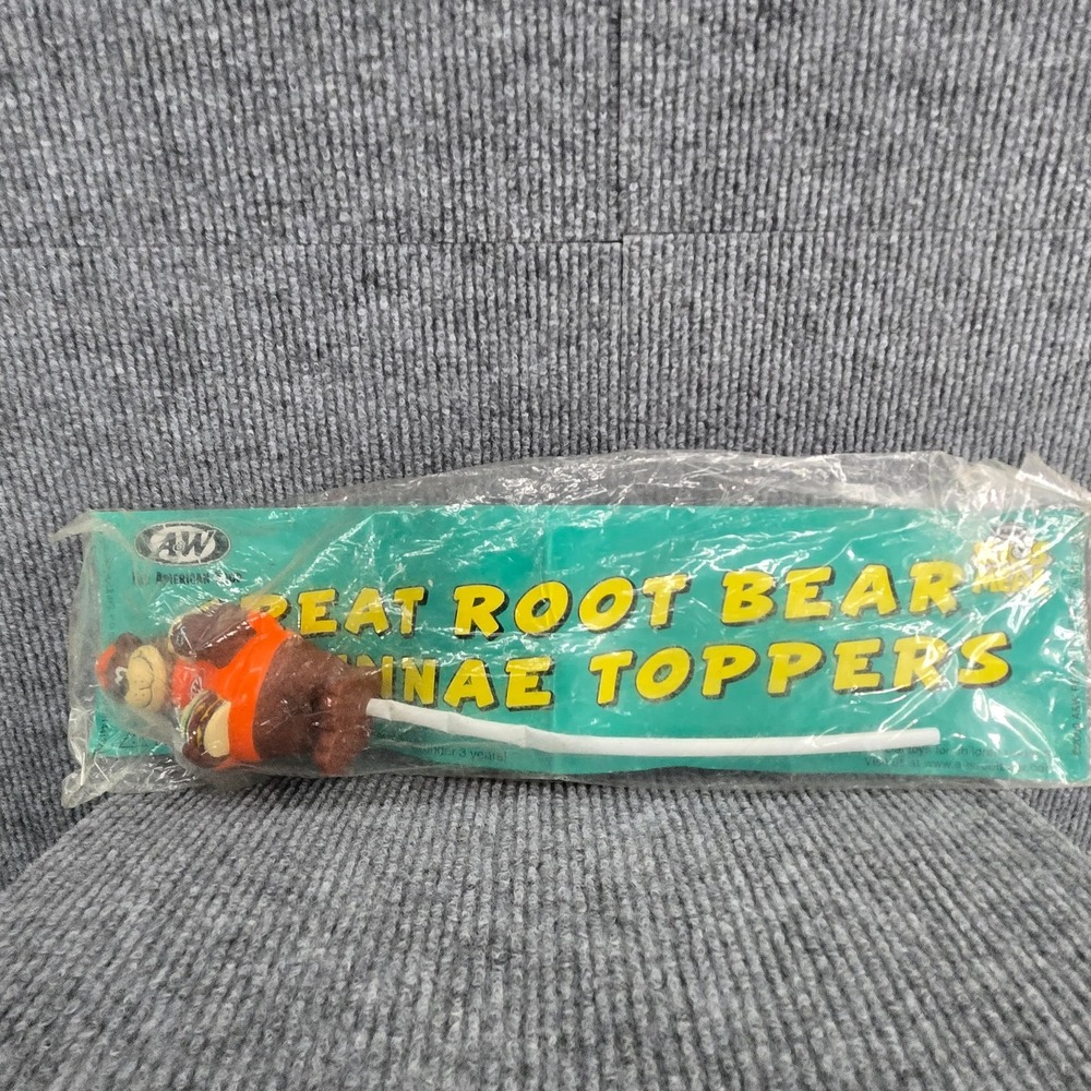 A&W Kids Meal Root Beer Antenna Toppers Bear Bear-Nae Vintage Toy 2000